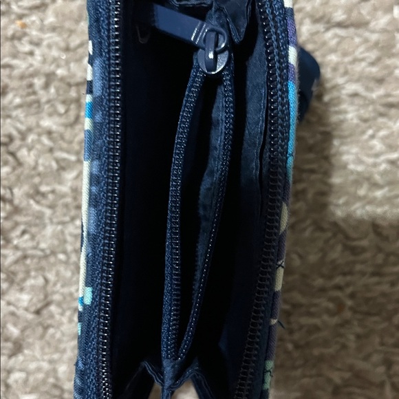 Vera Bradley Floral Blue Women's Wallet - Picture 3 of 3